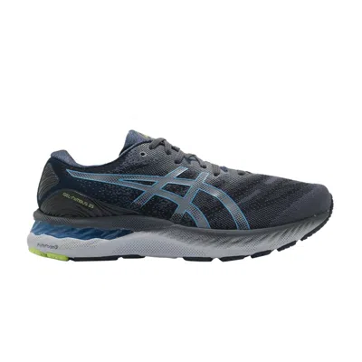 ASICS GEL NIMBUS 23 4E WIDE 'CARRIER GREY DIGITAL AQUA'