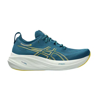 ASICS GEL NIMBUS 26 'EVENING TEAL LIGHT MUSTARD'