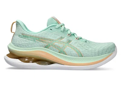 ASICS GELKINSEI MAX (WOMEN'S) SNEAKERS IN MINT TINT/APRICOT CRUSH
