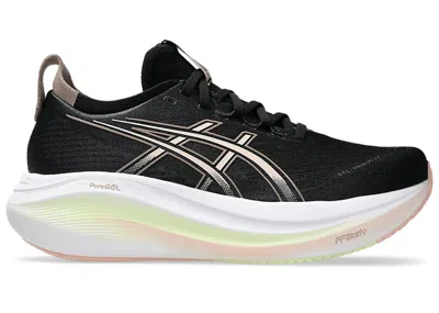 ASICS GELNIMBUS 27 (WOMEN'S) SNEAKERS IN BLACK/BREEZE