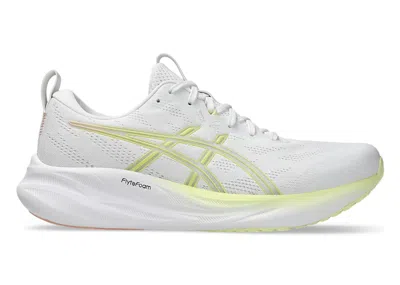 ASICS GELPULSE 16 (WOMEN'S) SNEAKERS IN WHITE/HUDDLE YELLOW