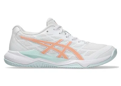 ASICS GELTACTIC 12 (WOMEN'S) SNEAKERS IN WHITE/BRIGHT SUNSTONE