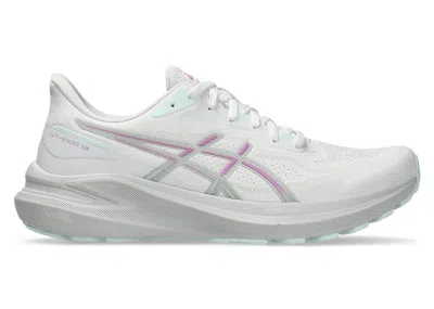 ASICS GT1000 13 (WOMEN'S) SNEAKERS IN WHITE/LAVENDER GLOW