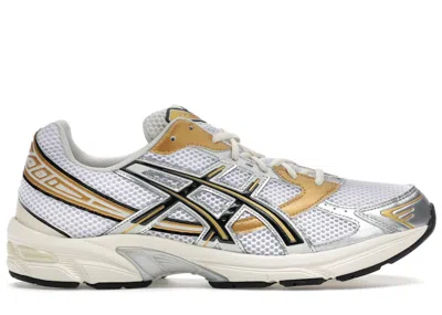 ASICS MEN'S ASICS GEL1130 SNEAKERS IN WHITE/BLACK/GOLD