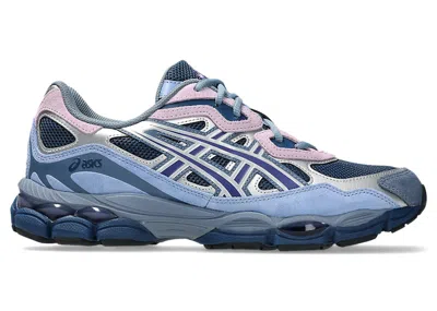 ASICS MEN'S ASICS GELNYC SNEAKERS IN BLUE/PINK/SILVER