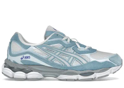 ASICS MEN'S ASICS GELNYC SNEAKERS IN CREAM/ARCTIC SKY BLUE