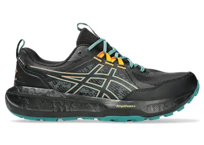 ASICS MEN'S ASICS GELSONOMA 8 GTX SNEAKERS IN BLACK/RAINY LAKE