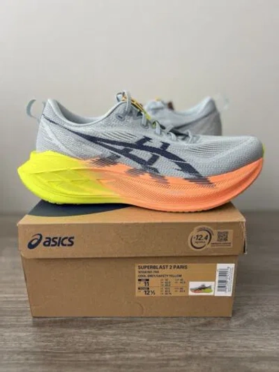 ASICS ASICS SUPERBLAST 2 PARIS GREY MEN'S SZ 11 ✅SHIPS IN 1 DAY✅ 1013A150-750