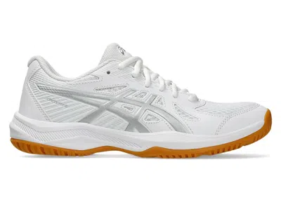 ASICS UPCOURT 6 (WOMEN'S) SNEAKERS IN WHITE/PURE SILVER