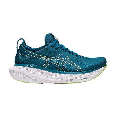 ASICS WMNS GEL NIMBUS 25 'INK TEAL LIME GREEN'