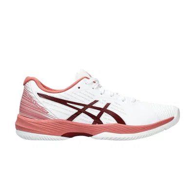 ASICS WMNS SOLUTION SWIFT FF 'WHITE ANTIQUE RED'