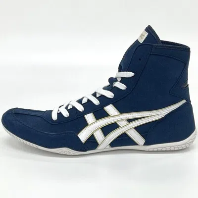 ASICS ASICS WRESTLING SHOES 1083A001 NAVY/WHITE(EDGE:GOLD) EX-EO(TWR900) SUCCESSOR