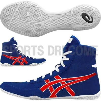 ASICS 【IN STOCK】ASICS WRESTLING SHOES 1083A001 R-BLUE RED EDGE WHITE EX-EO [4.5-12.5]