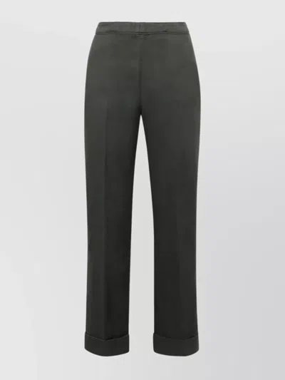 ASPESI COTTON-LINEN TROUSERS WITH BACK WELT POCKET