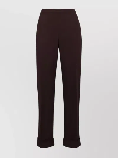 ASPESI HIGH WAIST COTTON TROUSERS