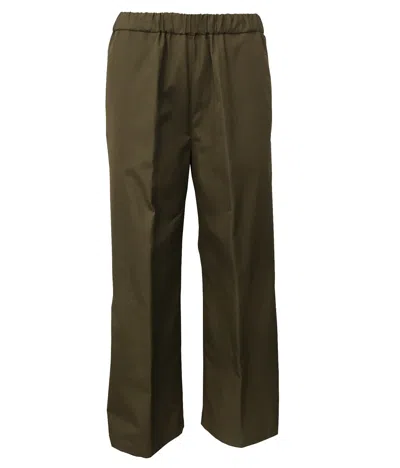 ASPESI ASPESI HOSE GRÜN FRAU MIT ELASTISCH LEBEN UND TASCHEN H128D307 MADE IN ITA