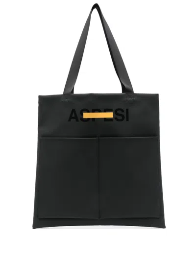 ASPESI LOGO-PRINT TOTE BAG
