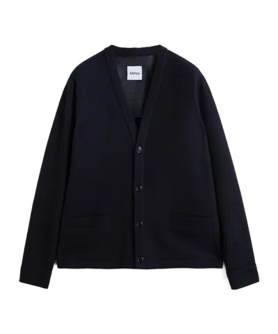 ASPESI LONG-SLEEVED KNITTED CARDIGAN