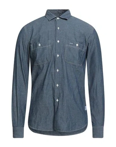 ASPESI ASPESI MAN DENIM SHIRT BLUE SIZE S COTTON