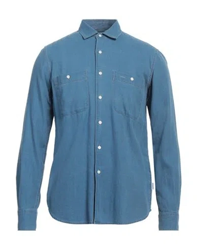 ASPESI ASPESI MAN SHIRT BLUE SIZE XL COTTON