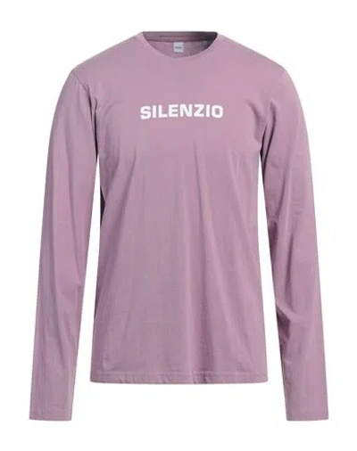 ASPESI ASPESI MAN T-SHIRT LIGHT PURPLE SIZE S COTTON