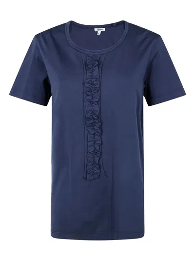 ASPESI RUFFLE-DETAIL T-SHIRT