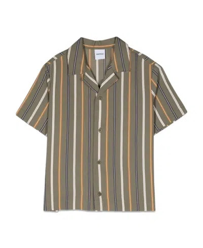 ASPESI STRIPED SHORT-SLEEVE SHIRT
