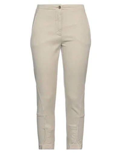 ASPESI ASPESI WOMAN JEANS SAGE GREEN SIZE 8 LYOCELL, COTTON, ELASTANE