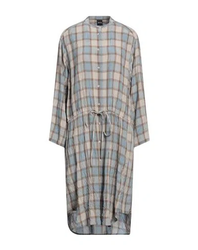 ASPESI ASPESI WOMAN MIDI DRESS KHAKI SIZE 6 VISCOSE