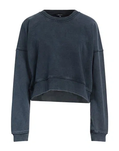 ASPESI ASPESI WOMAN SWEATSHIRT NAVY SIZE XL COTTON