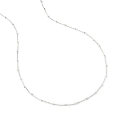 ASPINAL OF LONDON 16-INCH BEADED NECKLACE IN STERLING SILVER 925