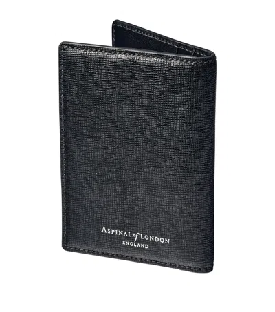 ASPINAL OF LONDON GRAINED LEATHER CREDIT CARD CASE