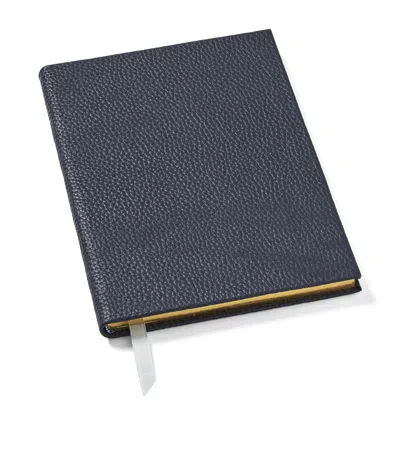ASPINAL OF LONDON LEATHER BOUND A5 NOTEBOOK
