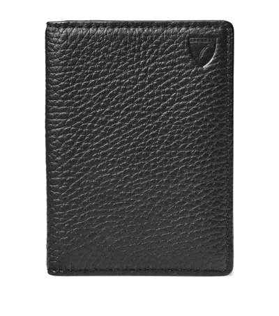 ASPINAL OF LONDON LEATHER FOLDED CARD HOLDER