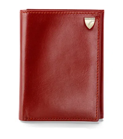ASPINAL OF LONDON LEATHER TRIFOLD WALLET