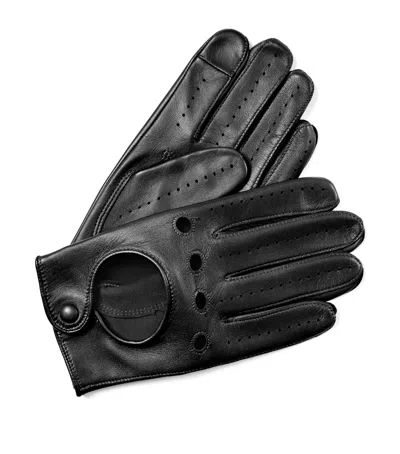 ASPINAL OF LONDON MEN'S NAPPA LEATHER DRIVING GLOVES