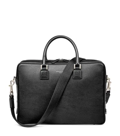 ASPINAL OF LONDON LEATHER MOUNT STREET BRIEFCASE BAG
