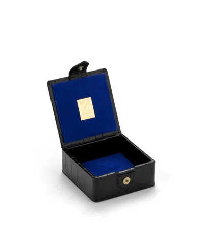 ASPINAL OF LONDON SMALL LEATHER STUD BOX