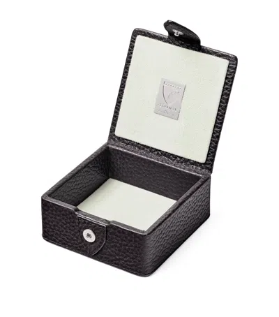 ASPINAL OF LONDON SMALL LEATHER STUD BOX