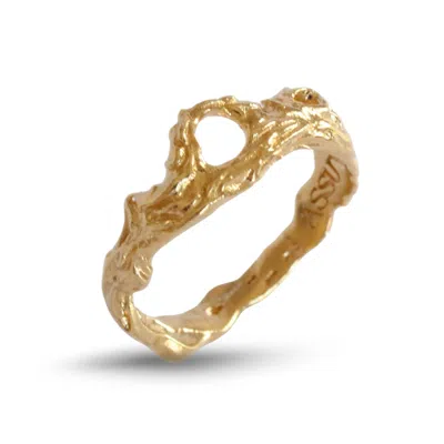 ASSUWA WOMEN'S KYMOPOLEIA GOLD RING