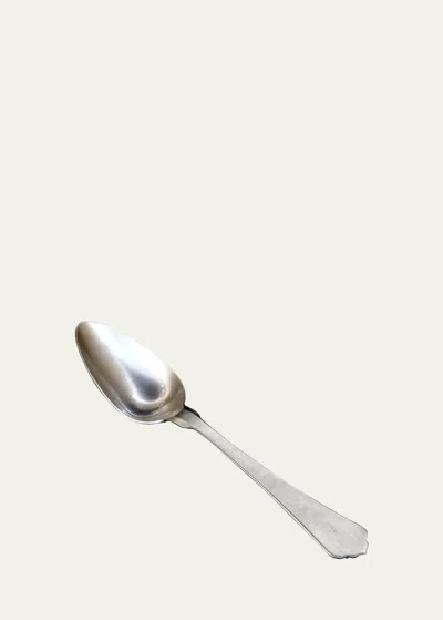 ASTIER DE VILATTE NAPLES SERVING SPOON, STONE FINISH