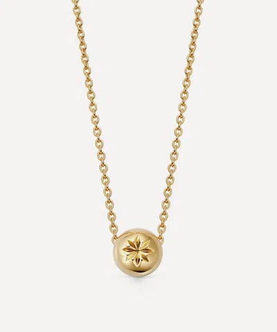 ASTLEY CLARKE ASTLEY CLARKE 18CT GOLD-PLATED VERMEIL SILVER AURORA ATOM PENDANT NECKLACE