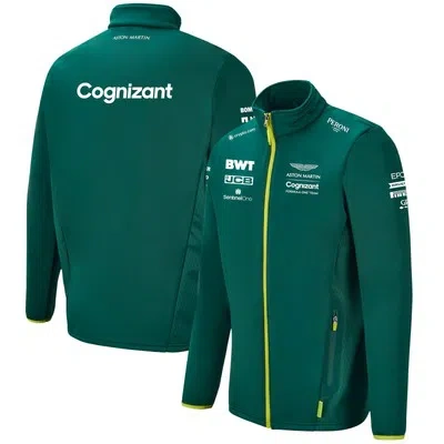 ASTON MARTIN F1 ASTON MARTIN MENS COGNIZANT FORMULA 1 2021 OFFICIAL TEAM SOFTSHELL JACKET