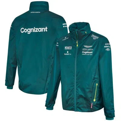 ASTON MARTIN F1 ASTON MARTIN F1 FORMULA 1 COGNIZANT 2022 OFFICIAL TEAM JACKET TOP OUTWEAR MENS