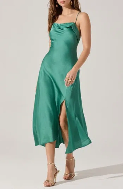 ASTR ASTR THE LABEL COWL NECK SLIPDRESS