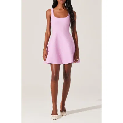 ASTR ASTR THE LABEL LUCILE SKATER SWEATER DRESS