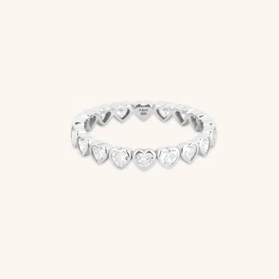 ASTRID &AMP; MIYU ASTRID &AMP; MIYU BEZEL HEART ETERNITY RING