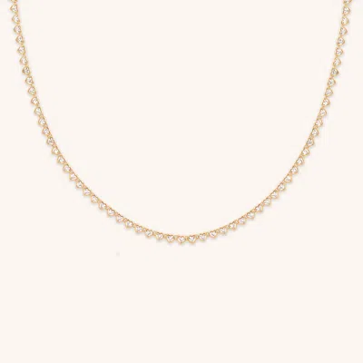 ASTRID &AMP; MIYU ASTRID &AMP; MIYU BEZEL HEART TENNIS NECKLACE