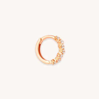 ASTRID &AMP; MIYU CLUSTER HOOP 8MM IN ROSE GOLD