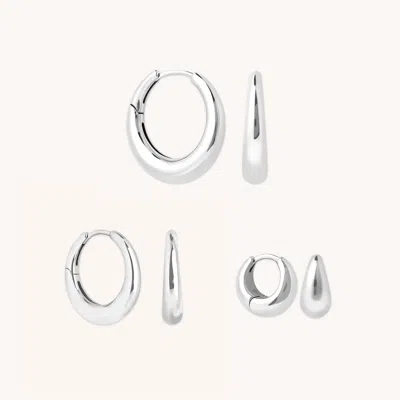 ASTRID &AMP; MIYU DOME GIFT SET IN SILVER